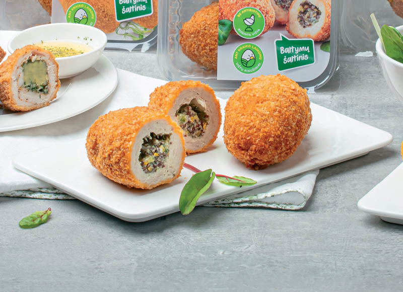 PAGAMINTA IKI KYJIVO kotletams su balandų įdaru
			, 
				 135 g, 675 g. A lygio parduotuvėse