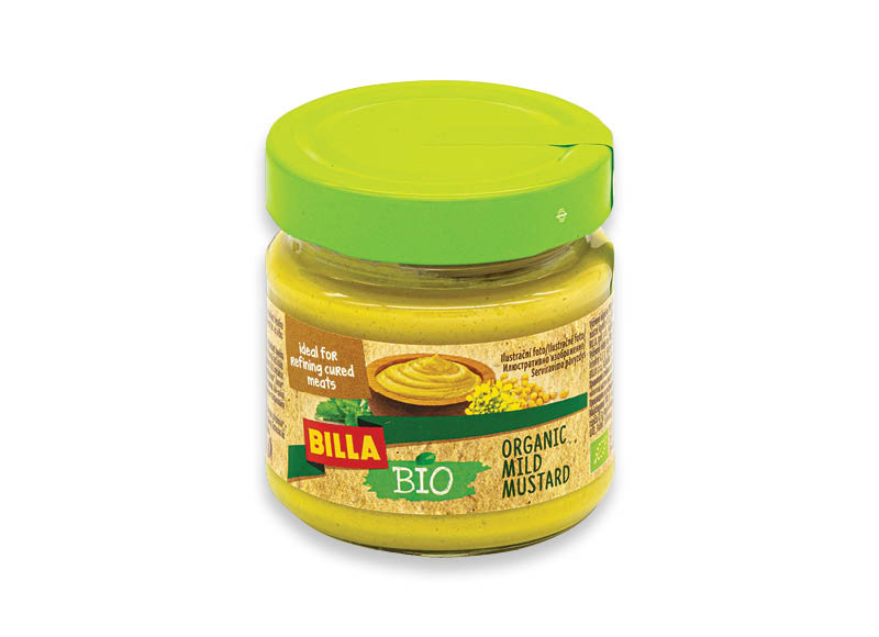 BILLA BIO garstyčios
,
170 g, 6,41 Eur/kg. A lygio parduotuvėse BILLA BIO garstyčios
,
170 g, 6,41 Eur/kg. A lygio parduotuvėse