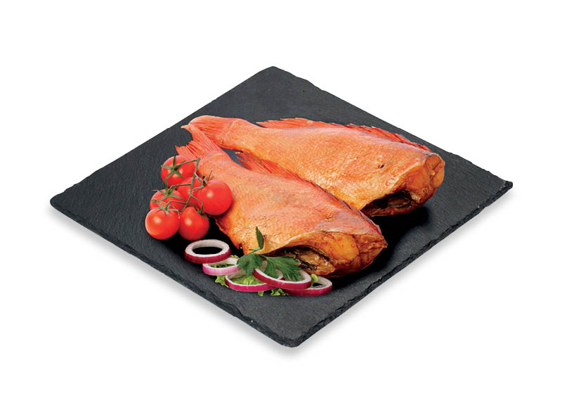 Karštai rūkyti didieji jūriniai ešeriai be galvų
			, 
				 1 kg (sveriamoje vitrinoje) 2 rūšių. A lygio parduotuvėse