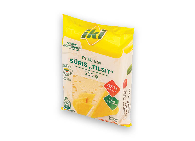 IKI sūris
,
200 g, 45 % rieb., 8,45 Eur/kg IKI sūris
,
200 g, 45 % rieb., 8,45 Eur/kg