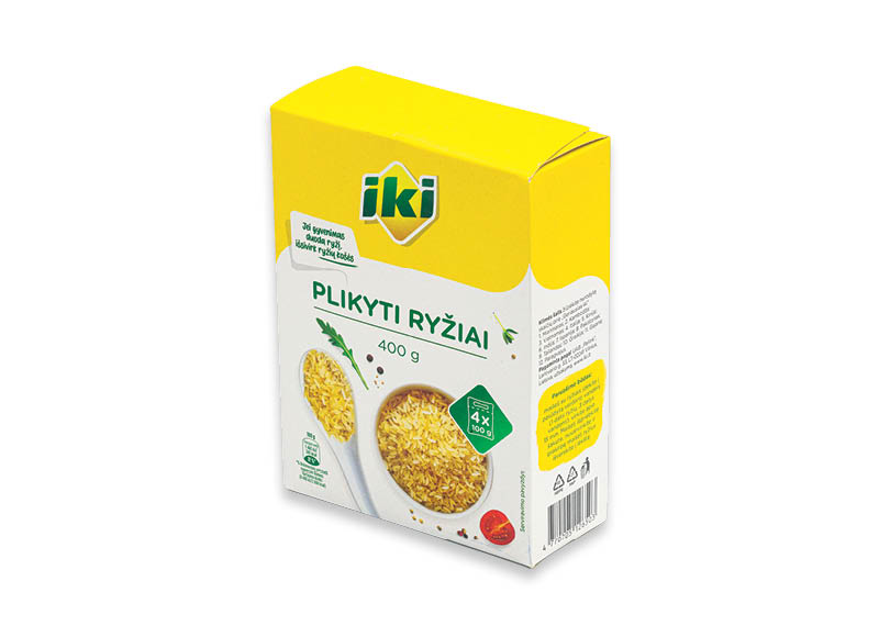 IKI PLIKYTI ryžiai
,
400 g, 1,73 Eur/kg IKI PLIKYTI ryžiai
,
400 g, 1,73 Eur/kg