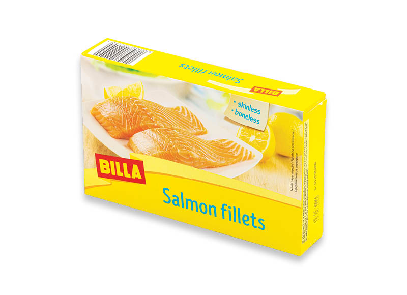 BILLA laukinių lašišų filė
			, 
				 250 g, 19,96 Eur/kg. A lygio parduotuvėse