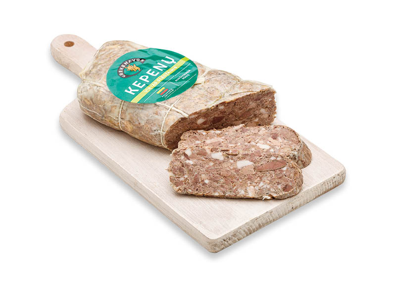 Virtas BAJORŲ kiaulių kepenų slėgtainis vakuume
			, 
				 (sveriamoje vitrinoje) 1 kg. A lygio parduotuvėse