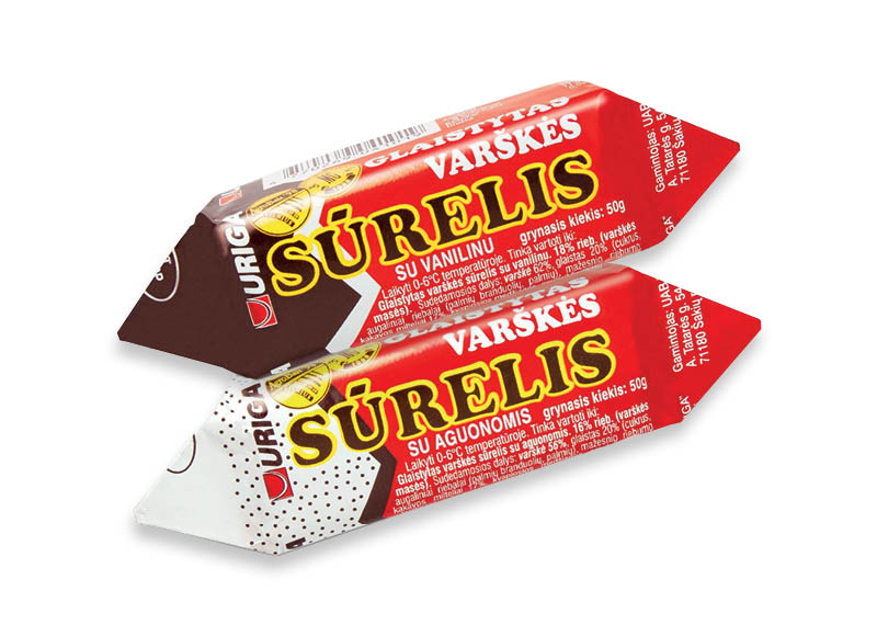 Glaistytas varškės sūrelis URIGA
			, 
				 50 g, 2 rūšių, 11,80 Eur/kg. Ir IKI EXPRESS