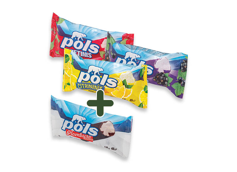Glaistytas varškės sūrelis POLS
			, 
				 45 g, 4 rūšių, 0,59 Eur/vnt. A lygio parduotuvėse. Ir IKI EXPRESS