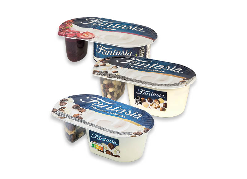 Jogurtas FANTASIA
			, 
				 100 g, 118 g, 3 rūšių