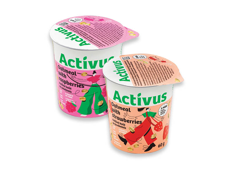 Košėms ACTIVUS
			, 
				 50 g, 55 g, 60 g, 9 rūšių