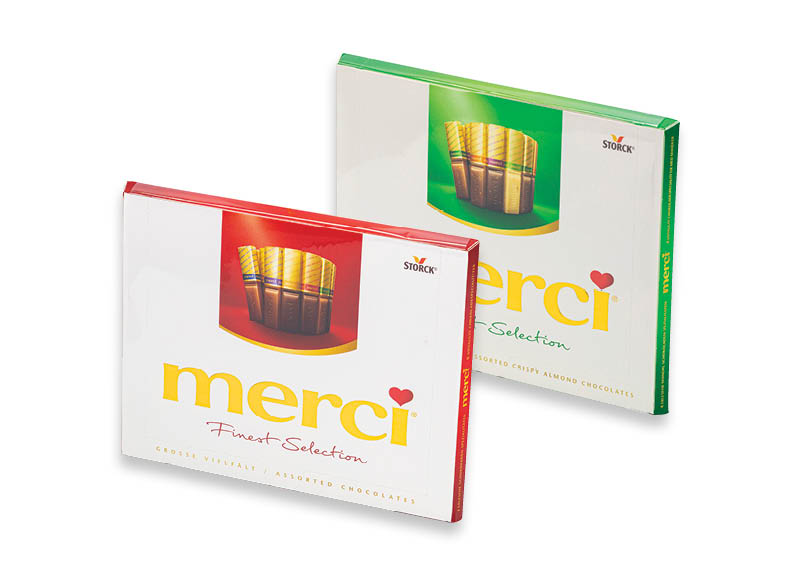 Saldainiai MERCI
			, 
				 250 g, 2 rūšių, 17,96 Eur/kg