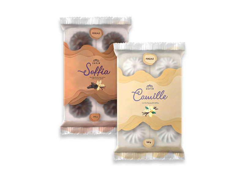 PERGALĖS zefyrai
			, 
				 168 g, 216 g, 2 rūšių. A lygio parduotuvėse