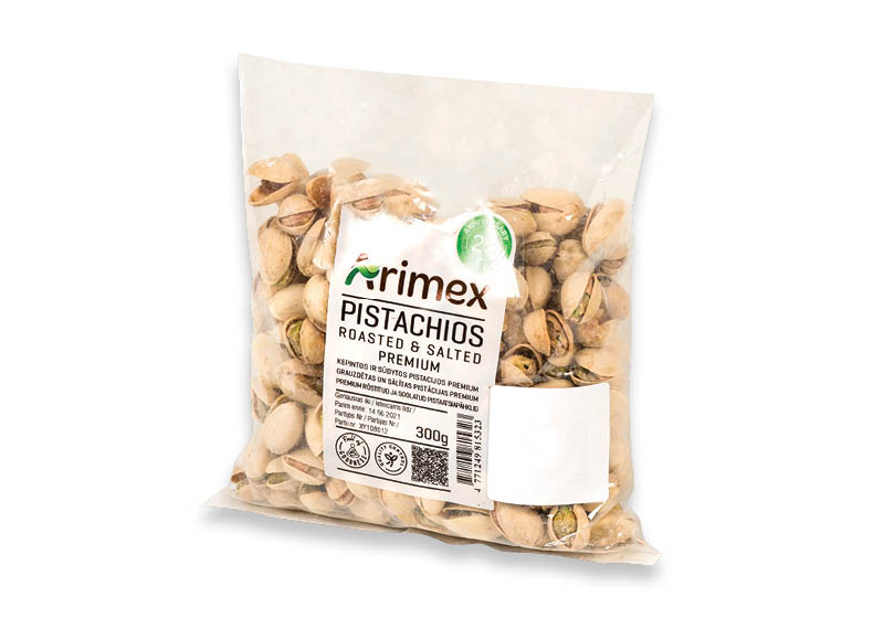 ARIMEX PREMIUM pistacijos kepintos ir sūdytos
,
300 g, 14,30 Eur/kg. A lygio parduotuvėse. Ir IKI EXPRESS ARIMEX PREMIUM pistacijos kepintos ir sūdytos
,
300 g, 14,30 Eur/kg. A lygio parduotuvėse. Ir IKI EXPRESS