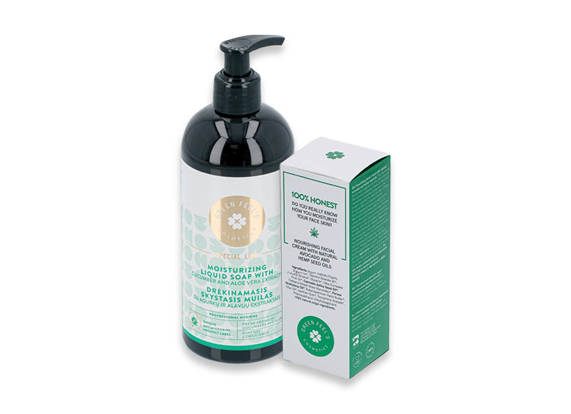 Kosmetikai GREEN FEEL’S
			, 
				 Įvairių rūšių
