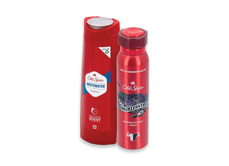 Dušo želė ir purškiamiems dezodorantams OLD SPICE
			, 
				 10 rūšių