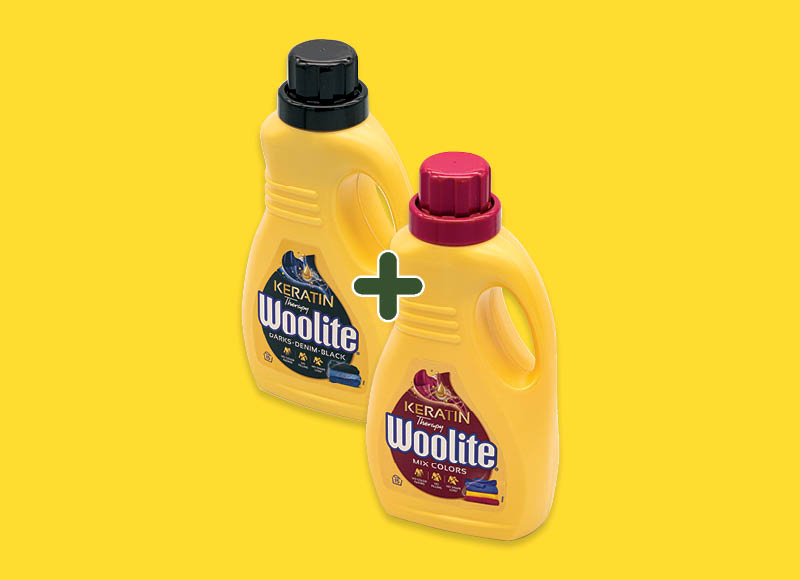 Skystasis skalbiklis WOOLITE
			, 
				 900 ml, 15 skalb., 3 rūšių, 4,69 Eur/vnt. Ir IKI EXPRESS