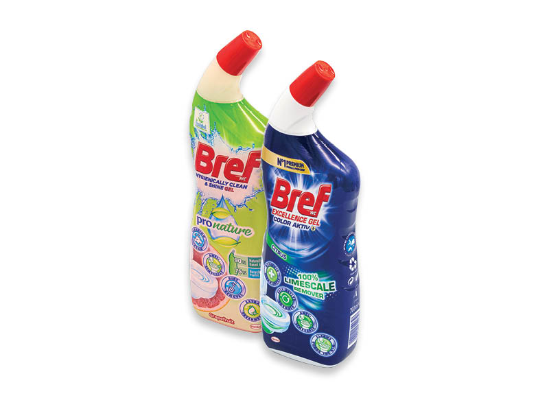 Tualeto valiklis BREF EXCELLENCE ir PRONATURE
			, 
				 700 ml, 2 rūšių, 2,84 Eur/l