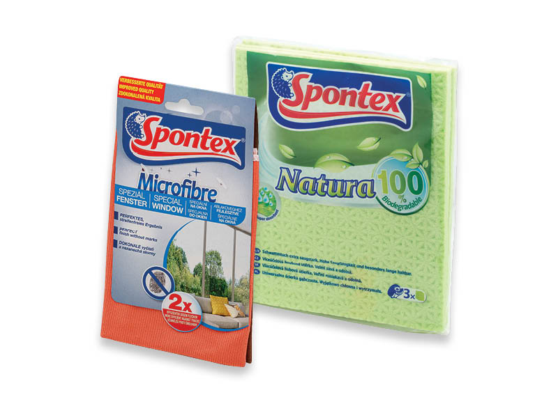 Prekėms SPONTEX
			, 
				 Įvairių rūšių