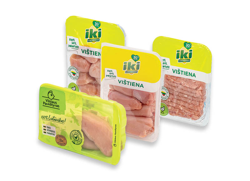 Fasuotai vištienai, užauginta be antibiotikų
			, 
				 Įvairių rūšių. Ir IKI EXPRESS
