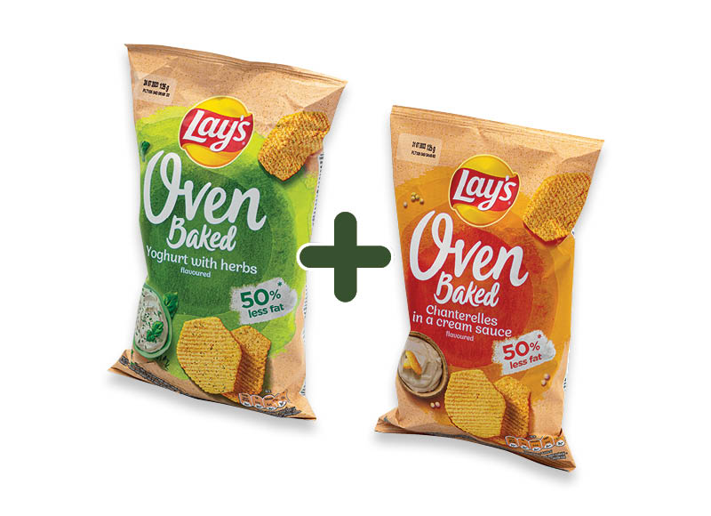 Bulvių traškučiai LAY’S OVEN BAKED
,
125 g, 4 rūšių, 2,19 Eur/vnt. Ir IKI EXPRESS Bulvių traškučiai LAY’S OVEN BAKED
,
125 g, 4 rūšių, 2,19 Eur/vnt. Ir IKI EXPRESS