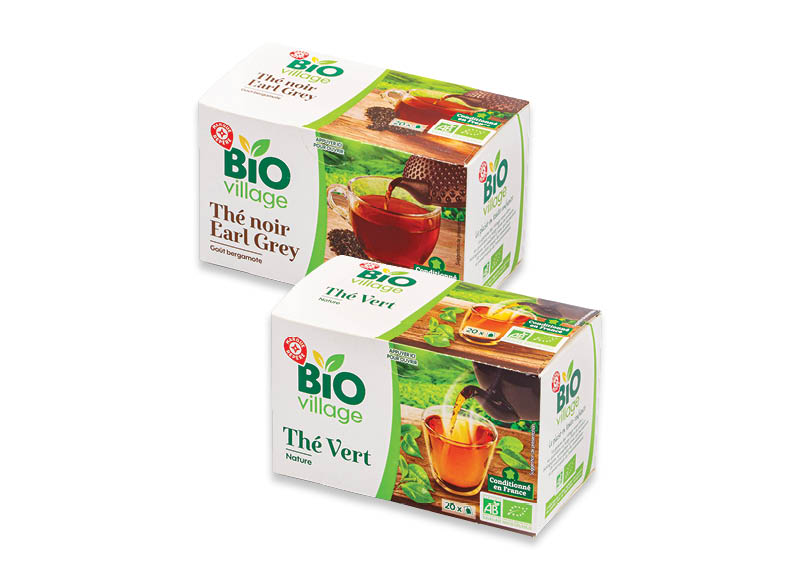 BIO VILLAGE arbata
			, 
				 3 rūšių