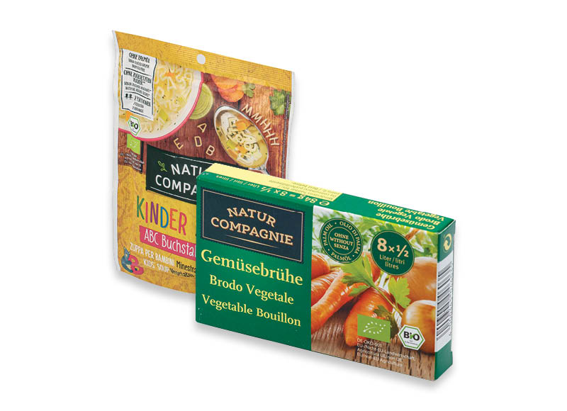 Sultiniams ir sriuboms NATUR COMPAGNIE
			, 
				 Įvairių rūšių