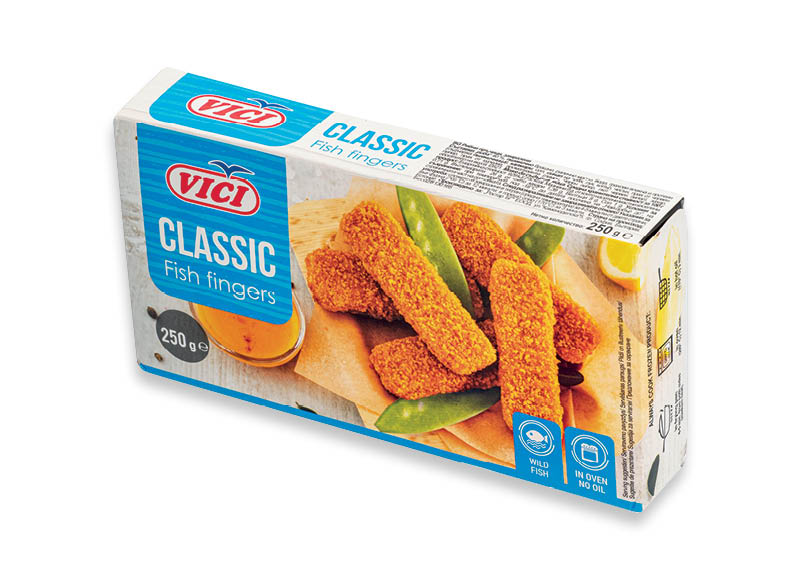 Žuvų piršteliai VIČI
			, 
				 250 g, 6,36 Eur/kg