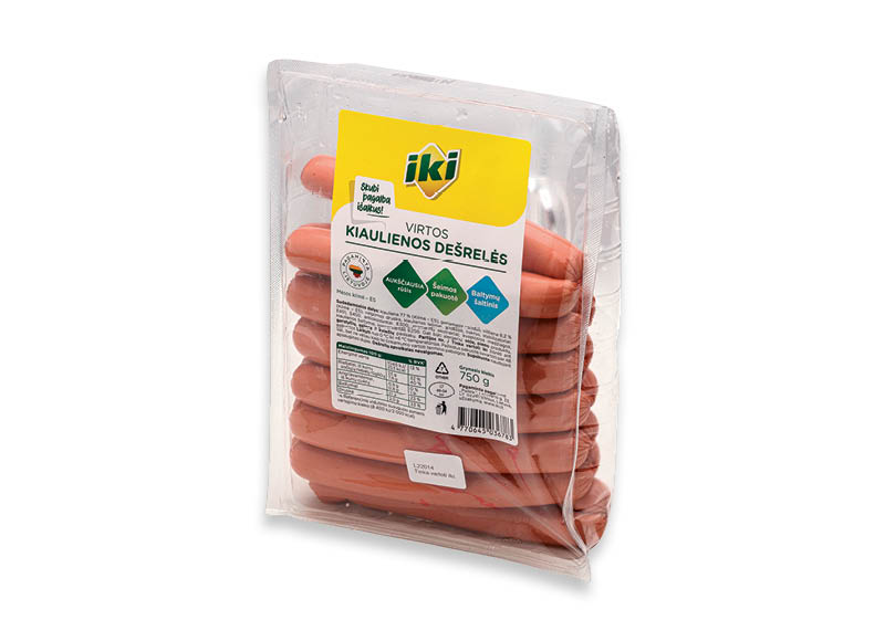 IKI virtos kiaulienos dešrelės
,
750 g, 3,59 Eur/kg. A lygio parduotuvėse IKI virtos kiaulienos dešrelės
,
750 g, 3,59 Eur/kg. A lygio parduotuvėse
