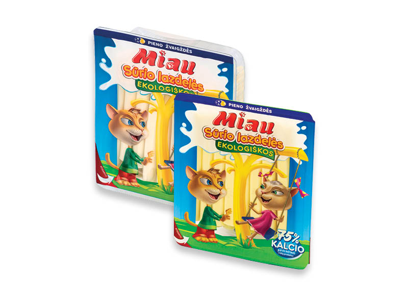 Ekologiškoms sūrio lazdelėms MIAU
			, 
				 180 g, 270 g, 40 % rieb., 2 rūšys. A lygio parduotuvėse
