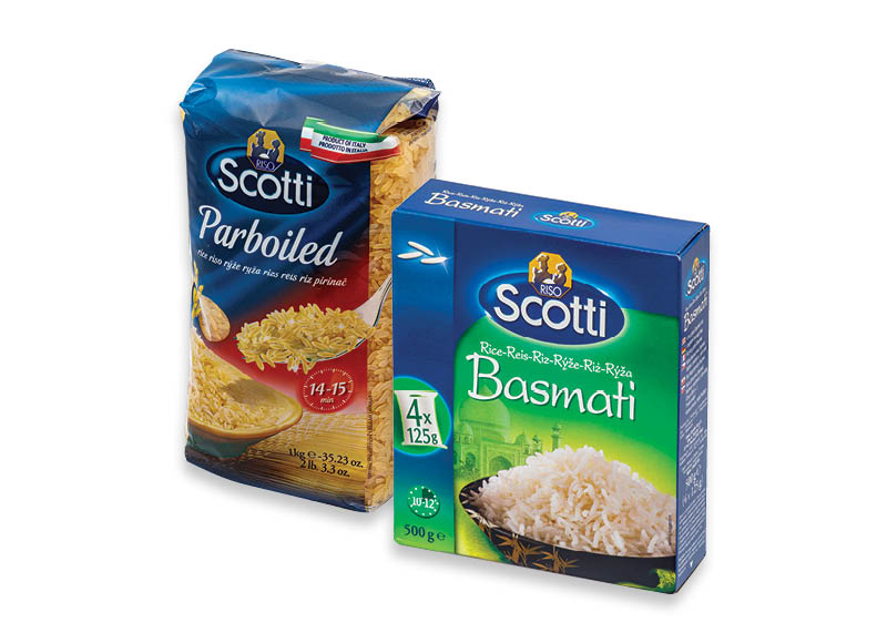 Ryžiams SCOTTI
			, 
				 210 g, 500 g, 1 kg, 8 rūšių