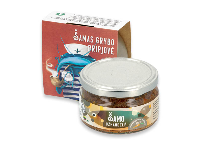 Šamų konservai
			, 
				 190 g, 240 g, 2 rūšių