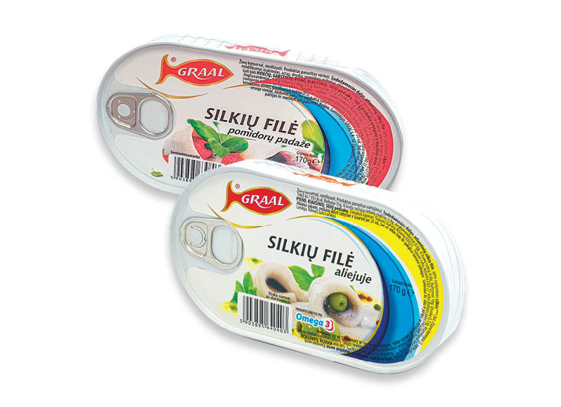 Silkių filė GRAAL
,
170 g, 2 rūšių, 7,59 Eur/kg Silkių filė GRAAL
,
170 g, 2 rūšių, 7,59 Eur/kg