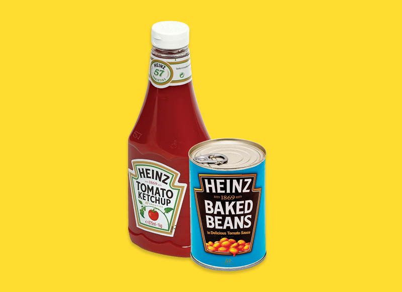 Konservuotoms daržovėms, kečupams ir padažams HEINZ
			, 
				 Įvairių rūšių