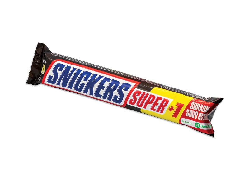 Šokoladinis batonėlis SNICKERS
			, 
				 112 g, 10,27 Eur/kg