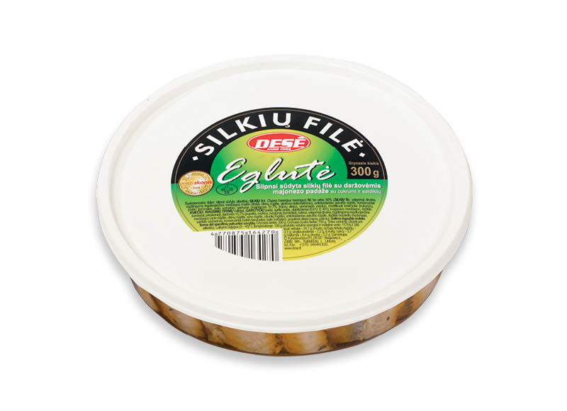 Silkės filė DESĖ EGLUTĖ
,
300 g, 6,63 Eur/kg. A lygio parduotuvėse Silkės filė DESĖ EGLUTĖ
,
300 g, 6,63 Eur/kg. A lygio parduotuvėse