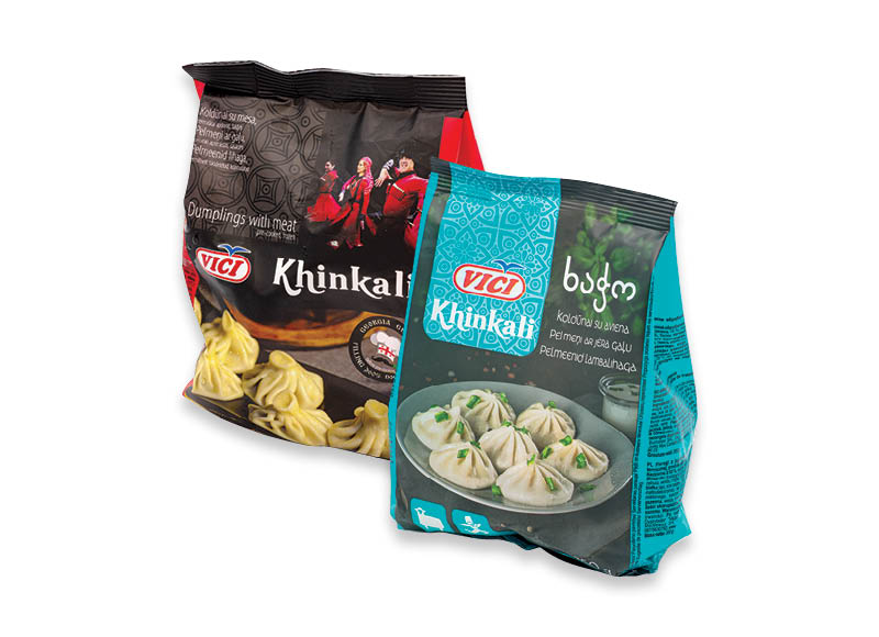 Šaldytiems koldūnams VIČI KHINKALI
,
350 g, 400 g, 2 rūšių Šaldytiems koldūnams VIČI KHINKALI
,
350 g, 400 g, 2 rūšių