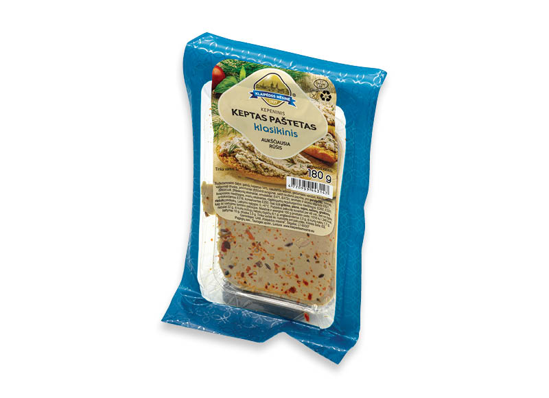 Keptas kepeninis paštetas
			, 
				 180 g, a. r., 6,06 Eur/kg
