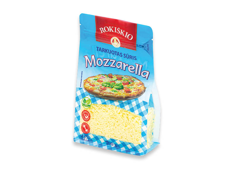 Tarkuotas ROKIŠKIO sūris MOZZARELLA
			, 
				 200 g, 43 % rieb., 10,95 Eur/kg. A lygio parduotuvėse