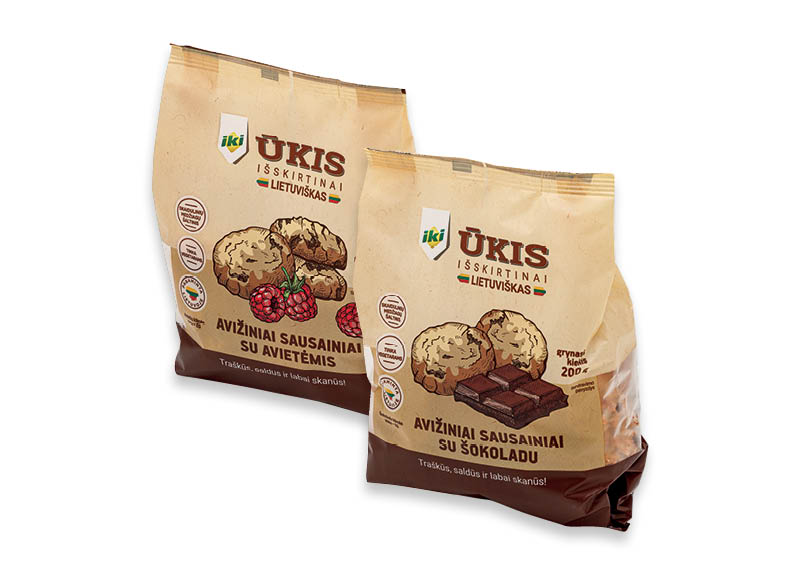 IKI ŪKIS AVIŽINIAI sausainiai
,
200 g, 2 rūšių, 6,95 Eur/kg. A lygio parduotuvėse IKI ŪKIS AVIŽINIAI sausainiai
,
200 g, 2 rūšių, 6,95 Eur/kg. A lygio parduotuvėse
