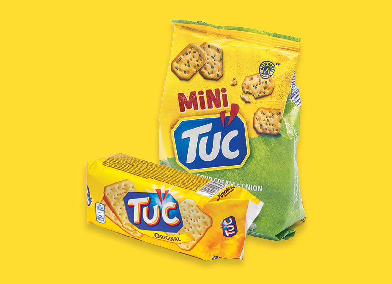 Krekeriai TUC
			, 
				 100 g, 4 rūšių, 9,90 Eur/kg