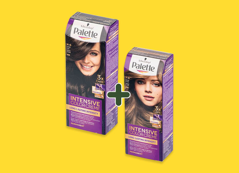 Plaukų dažai PALLETTE
			, 
				 Įvairių rūšių, 4,99 Eur/vnt. A lygio parduotuvėse
