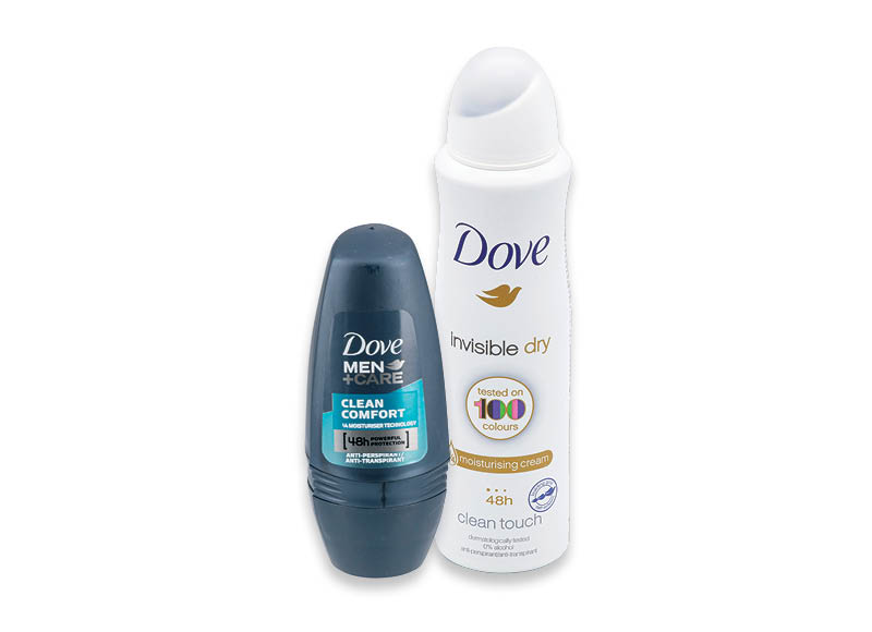 Dezodorantai DOVE
,
50 ml, 150 ml, įvairių rūšių. A lygio parduotuvėse Dezodorantai DOVE
,
50 ml, 150 ml, įvairių rūšių. A lygio parduotuvėse