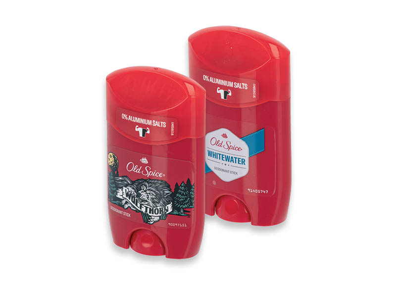 Tepamiems dezodorantams OLD SPICE
			, 
				 50 ml, 65 ml, 9 rūšių. A lygio parduotuvėse