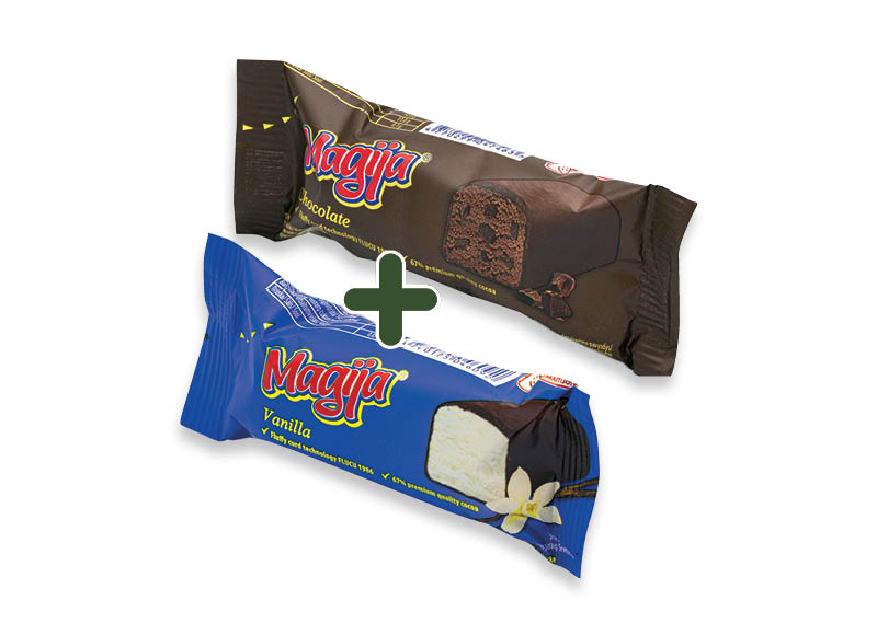 Glaisyti varškės sūreliai MAGIJA
			, 
				 45 g, 10 rūšių, 0,59 Eur/vnt. Ir IKI EXPRESS
