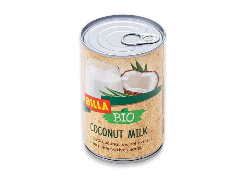 BILLA BIO kokosų gėrimas
			, 
				 400 ml, 3,73 Eur/l. A lygio parduotuvėse