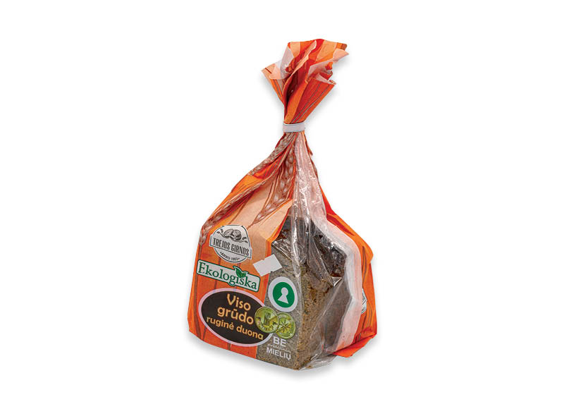 Ekologiška VISO GRŪDO ruginė duona
			, 
				 400 g, 3,30 Eur/kg. A lygio parduotuvėse