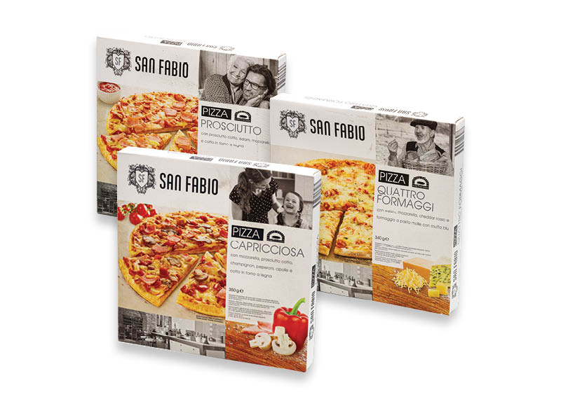 Šaldytos picos SAN FABIO
			, 
				 330 g, 340 g, 350 g, 3 rūšių
