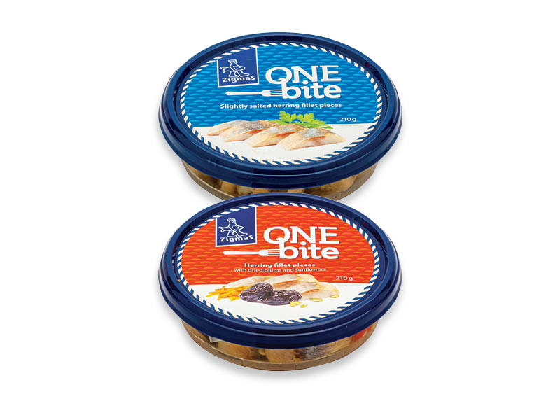 Silkių filė ZIGMAS ONE BITE gabaliukais
			, 
				 210 g, 3 rūšių, 8,52 Eur/kg