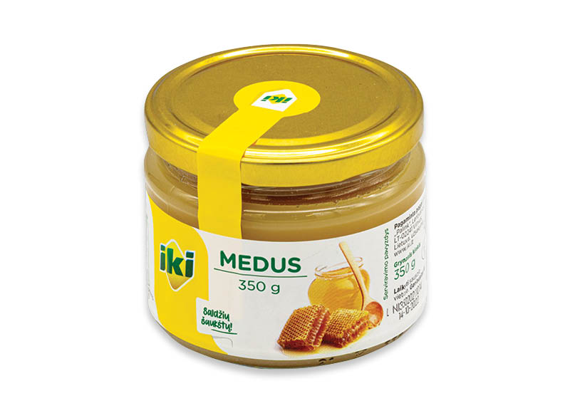 IKI medus
,
350 g, 4,54 Eur/kg IKI medus
,
350 g, 4,54 Eur/kg