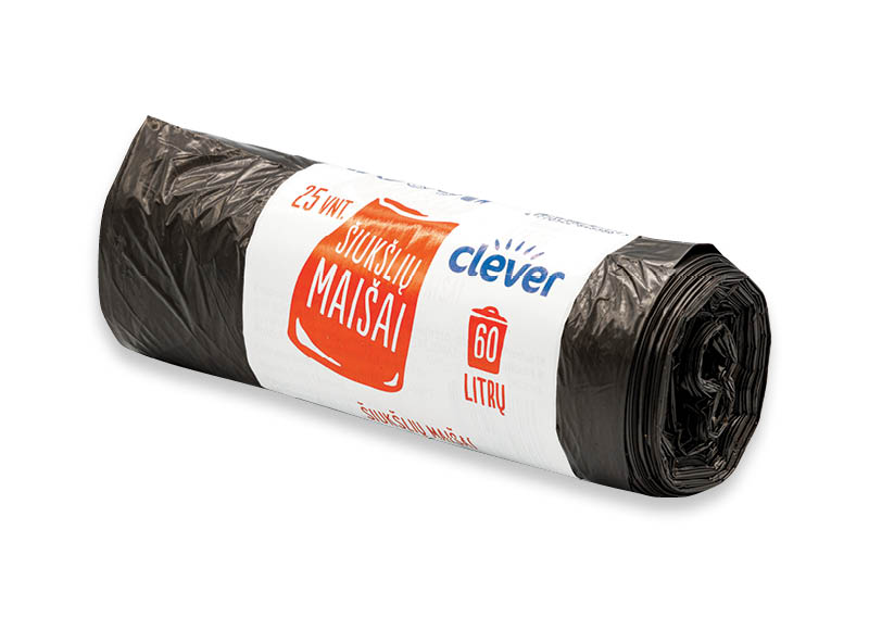 CLEVER juodi šiukšlių maišai
,
25 vnt., 0,05 Eur/vnt. CLEVER juodi šiukšlių maišai
,
25 vnt., 0,05 Eur/vnt.