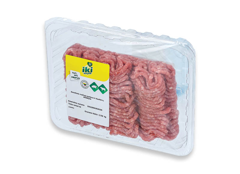 IKI smulkinta maišyta kiauliena-jautiena
,
700 g, 4,27 Eur/kg. A lygio parduotuvėse IKI smulkinta maišyta kiauliena-jautiena
,
700 g, 4,27 Eur/kg. A lygio parduotuvėse