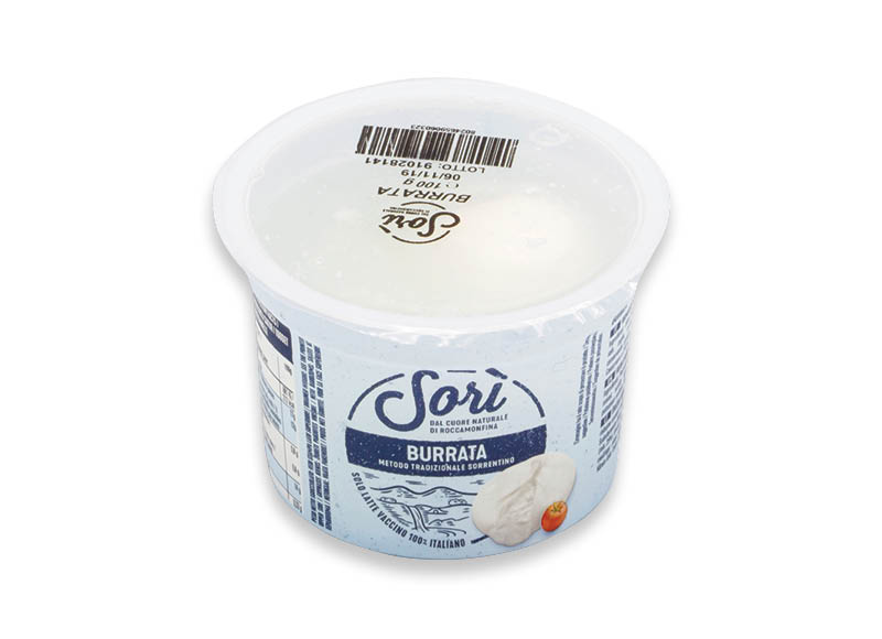 Sūris SORI BURRATA
			, 
				 100 g, 50 % rieb., 19,90 Eur/kg. A lygio parduotuvėse