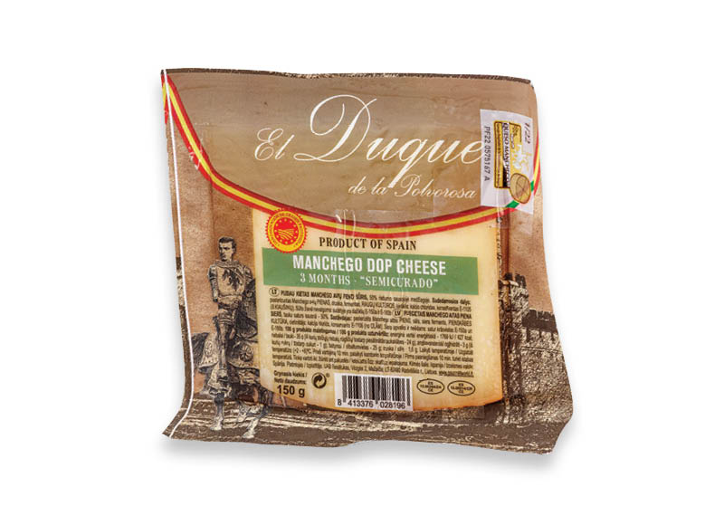 Avių pieno sūris MANCHEGO
,
150 g, 50 % rieb., 26,60 Eur/kg. A lygio parduotuvėse. Ir IKI EXPRESS Avių pieno sūris MANCHEGO
,
150 g, 50 % rieb., 26,60 Eur/kg. A lygio parduotuvėse. Ir IKI EXPRESS